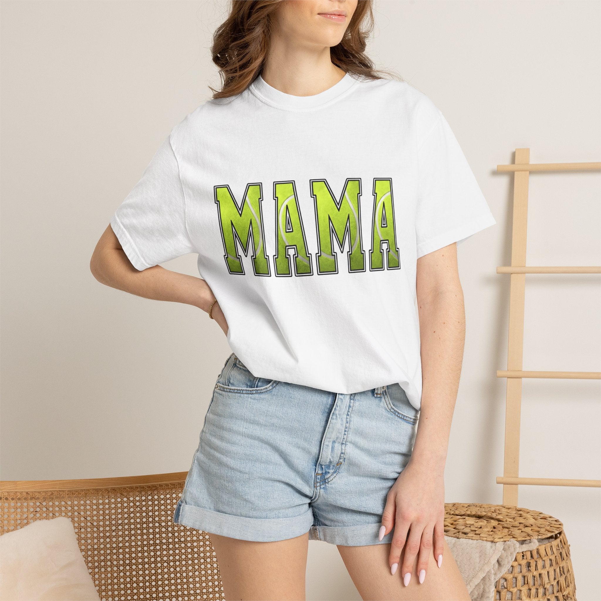 Tennis Ball Font Shirt Moms Exercise Gift Women Impactful Tee Tennis Font T-Shirt Mom Enthusiast Vintage Tshirt Fitness Graphic Old School