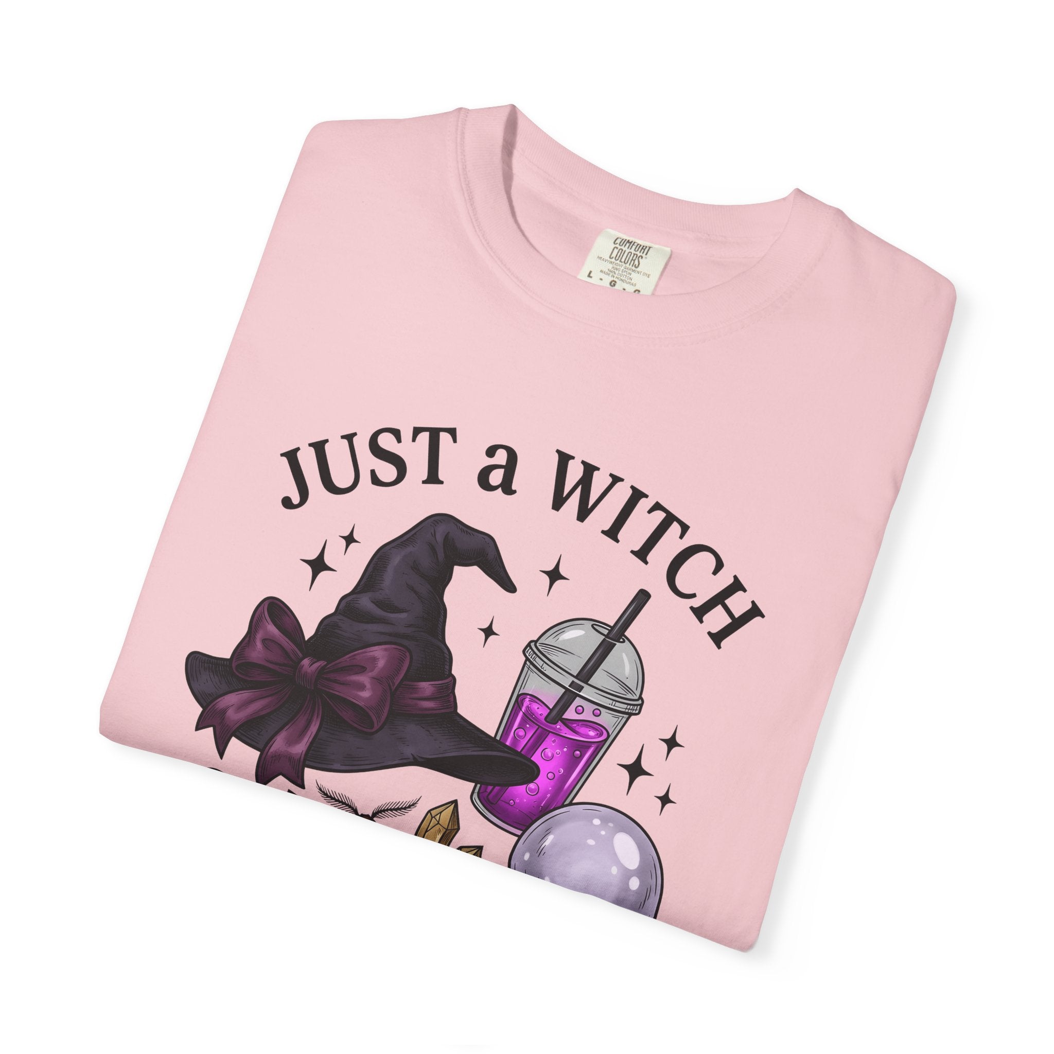 Wizard Hat Shirt Autumn Fall Gift Women Spooky Tee Sorcerer Hat T-Shirt Halloween Fan Creepy Tshirt Autumnal Graphic Retro Butterfly Tshirt
