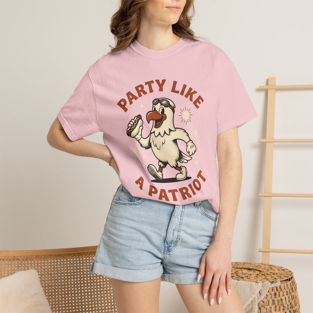 Eagle Frankfurter Shirt 4th Of July Americana Gift Women Illustration Tee Hot Dog T-Shirt Patriotic Fan Vintage Tshirt Patriotic Graphic