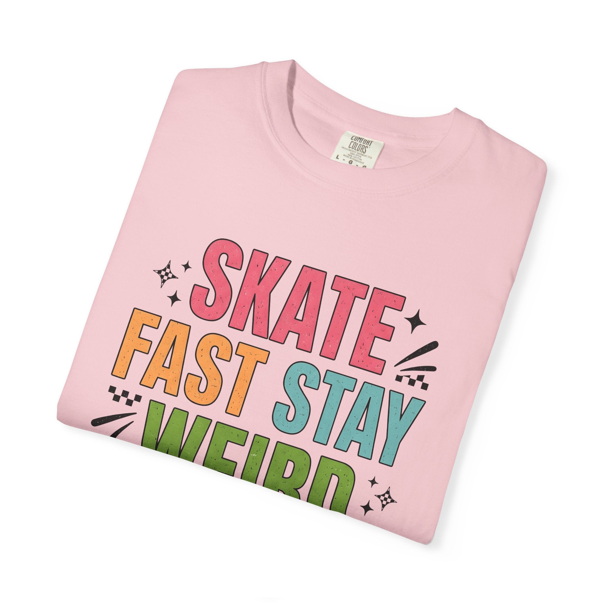 Classic Skate Lettering Shirt Skateboarding Apparel Gift Women Strong Tee Typography T-Shirt Skater Enthusiast Graphic Tee Clothing Graphic