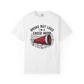 Loudspeaker Shirt Cheer Mom Athletics Gift Women Rustic Tee Speaker T-Shirt Sports Fan Vintage Tshirt Athlete Graphic Old School Spiral