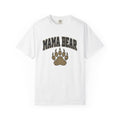 Bear Track Shirt Moms Fauna Gift Women Safari Print Tee Footprint T-Shirt Mother Fan Wildlife Graphic Tshirt Hand Drawn Cat Print Tshirt