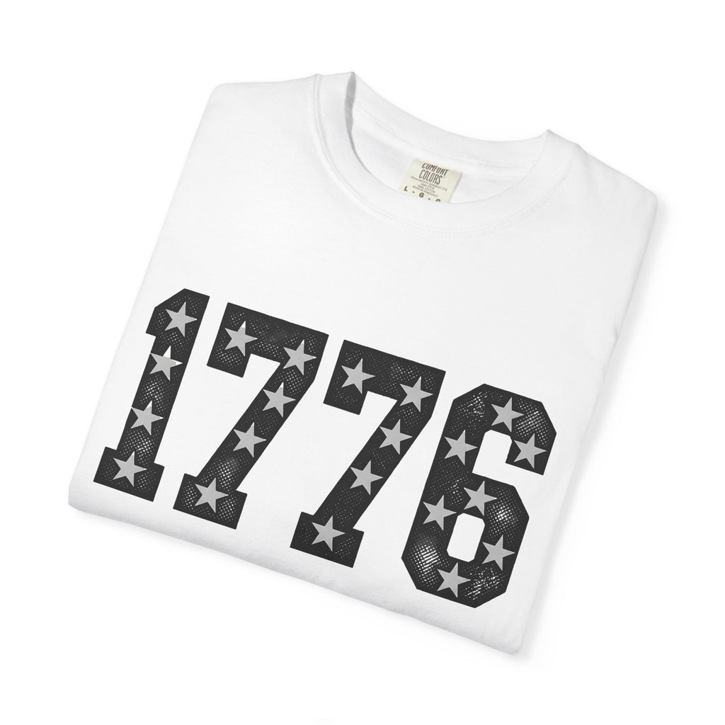 Patriotic Numbers Shirt 4th Of July Patriotic Gift Women Vintage Tee Numbers T-Shirt Independence Day Enthusiast Retro Tshirt American