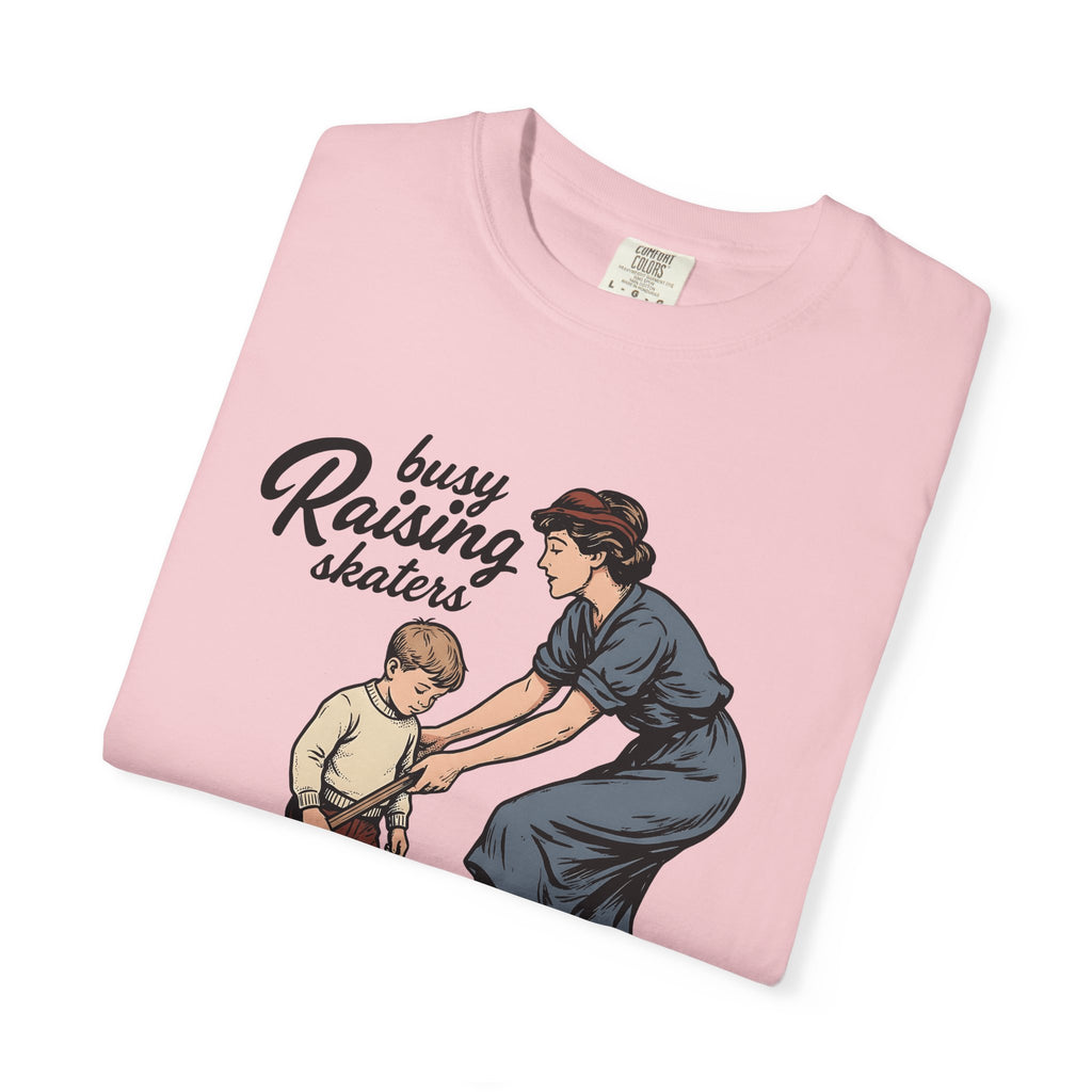 Mother Child Hockey Shirt Moms Hockey Gift Women Retro Tee Hockey Mom T-Shirt Mom Fan Vintage Tshirt Hockey Graphic Sketch Hockey Stick