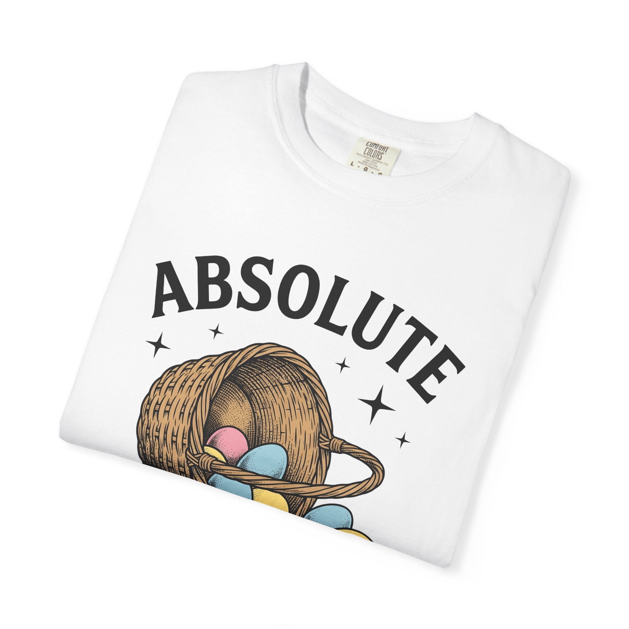 Easter Basket Shirt Easter Joke Gift Women Retro Tee Basket T-Shirt Easter Fan Vintage Tshirt Pun Graphic Doodle Pastel Eggs Tshirt