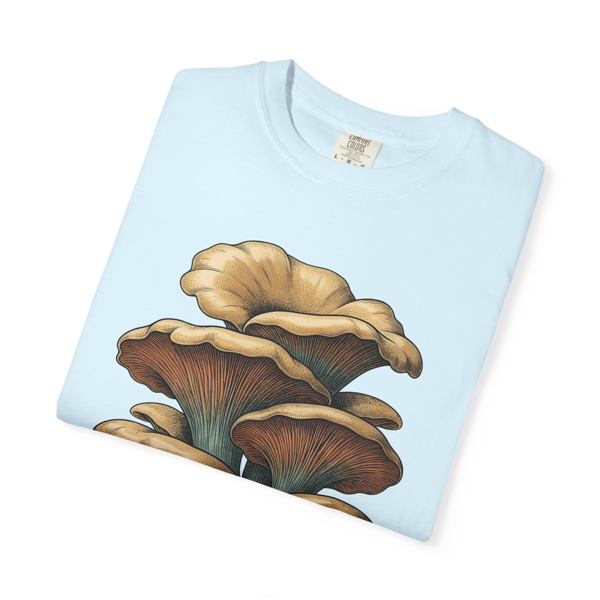 Mushroom Cluster Shirt Mushrooms Nature Gift Women Botanical Tee Fungus T-Shirt Mycology Fan Botanical Art Tshirt Environmental Graphic