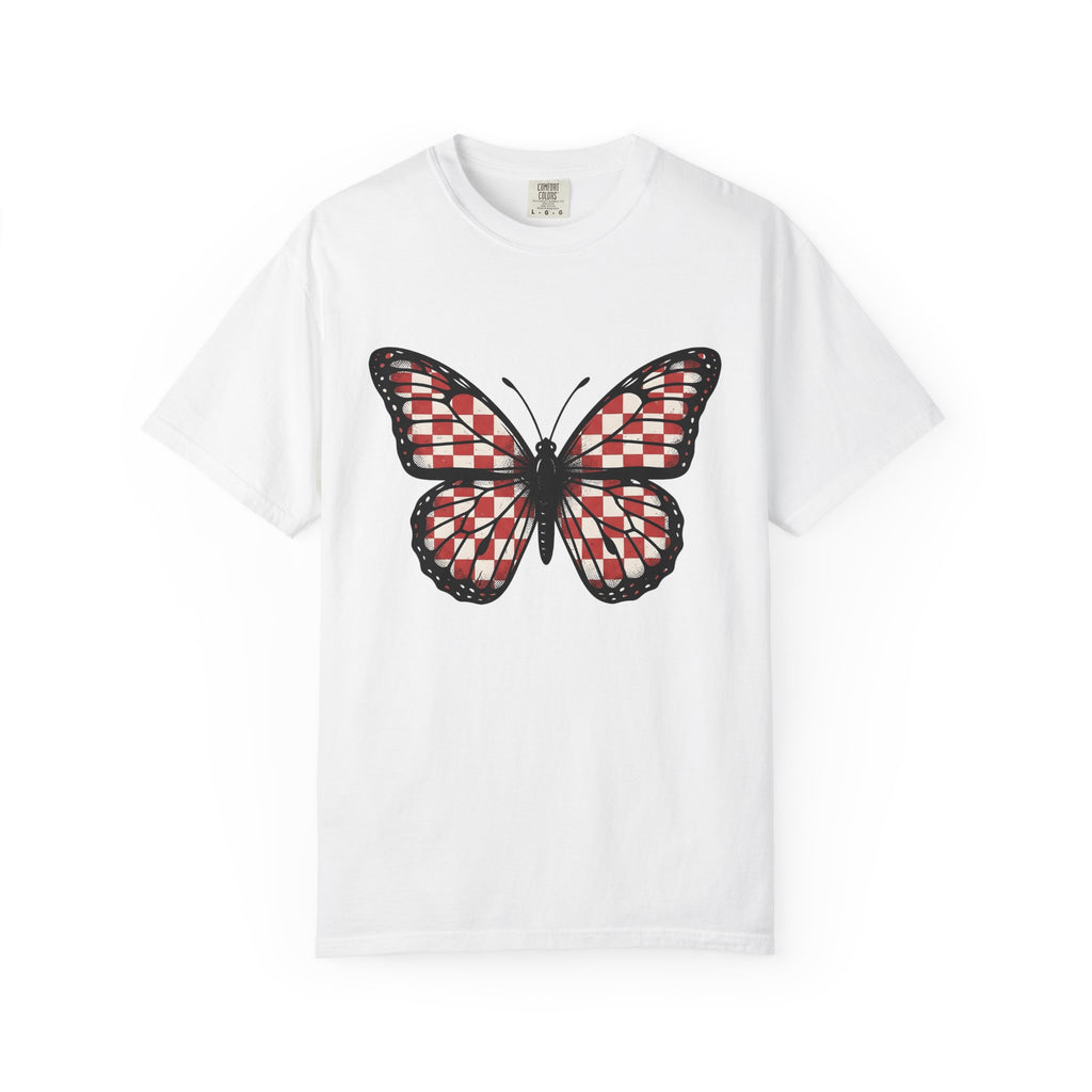 Butterfly Graphic Shirt Mom Nature Gift Women Farmhouse Tee Butterfly T-Shirt Motherhood Fan Rustic Tshirt Environmental Graphic Vintage