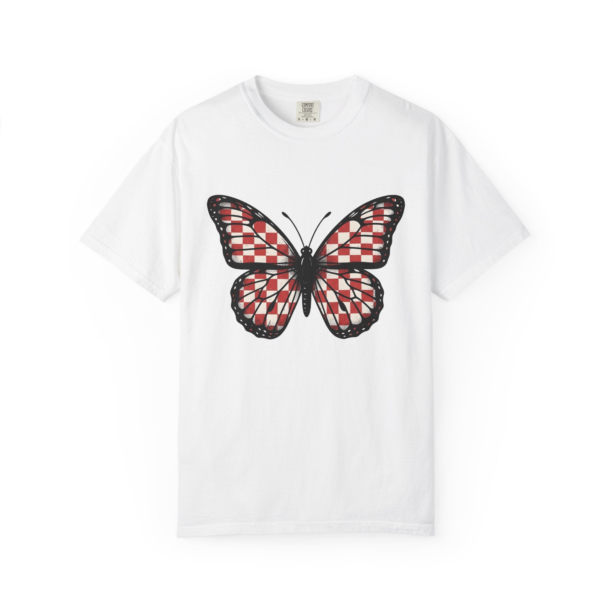 Butterfly Graphic Shirt Mom Nature Gift Women Farmhouse Tee Butterfly T-Shirt Motherhood Fan Rustic Tshirt Environmental Graphic Vintage