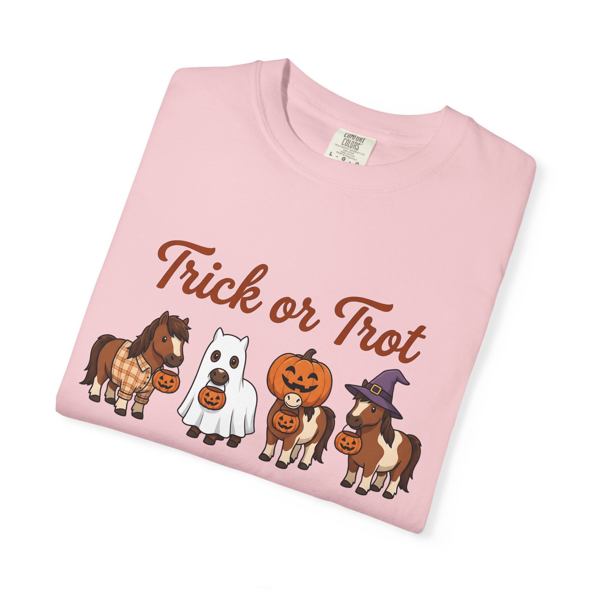 Horse Gear Shirt Halloween Critters Gift Women Lovable Tee Equestrian T-Shirt Halloween Fan Cute Tshirt Creature Graphic Graphic Pumpkin