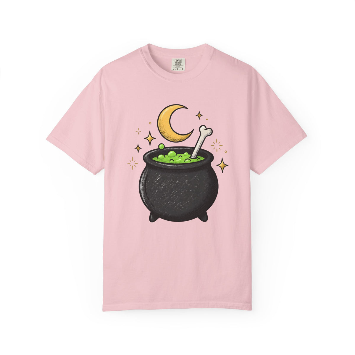Magic Cauldron Shirt Halloween Sorcery Unisex Gift Animated Tee Cauldron T-Shirt
