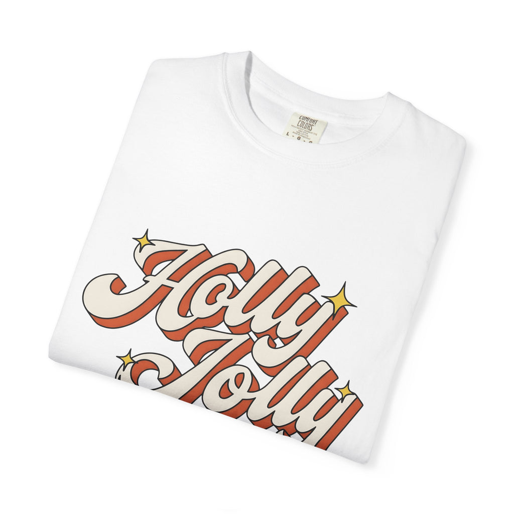 Holiday Phrase Design Shirt Christmas Seasonal Gift Women Vintage Tee Merry Christmas T-Shirt Christmas Fan Retro Tshirt Festive Graphic