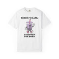 Bubble Tea Cartoon Shirt Drinks Humor Gift Women Comic Tee Boba T-Shirt Beverage Fan Cartoon Tshirt Funny Graphic Vintage Victory Hand