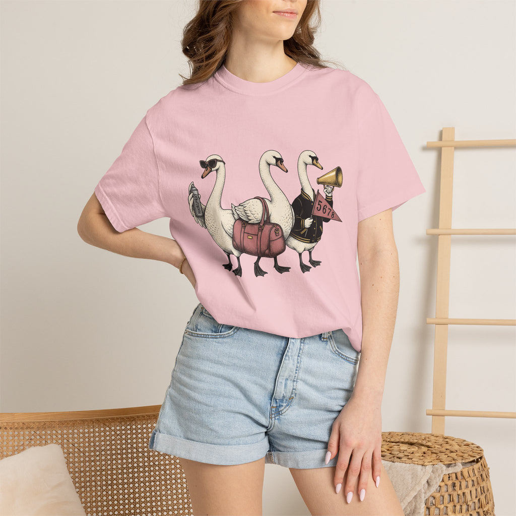 Swan Set Shirt Moms Fauna Gift Women Storybook Tee Cygnus T-Shirt Motherhood Fan Fairy Graphic Tshirt Old School Bag Tshirt