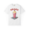 Milkshake Shirt Desserts Cafe Gift Women Cartoon Tee Shake T-Shirt Sweets Fan Comic Tshirt Coffee Graphic Pop Art Cherry Tshirt