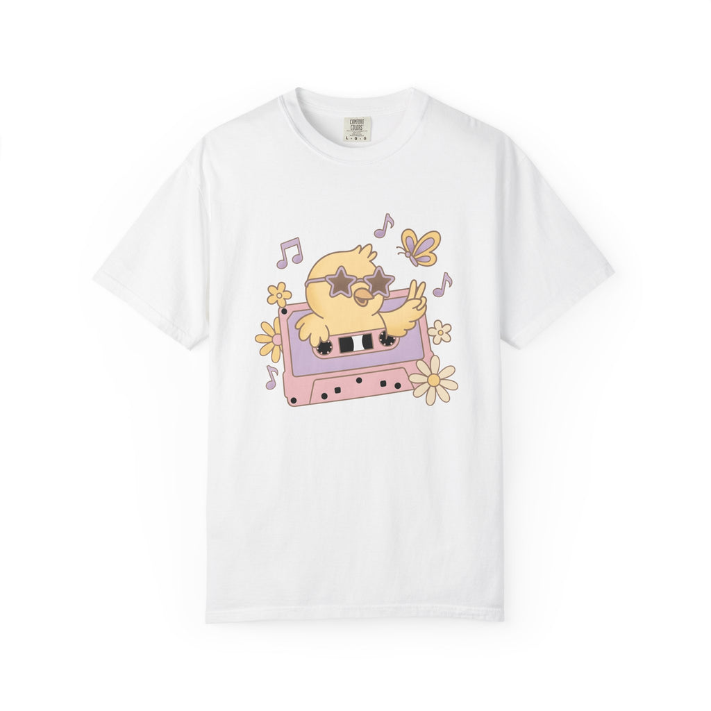 Baby Chick Tape Shirt Easter Nature Gift Women Sweet Tee Chick Tape T-Shirt Easter Fan Hatching Graphic Old School Bloom Tshirt