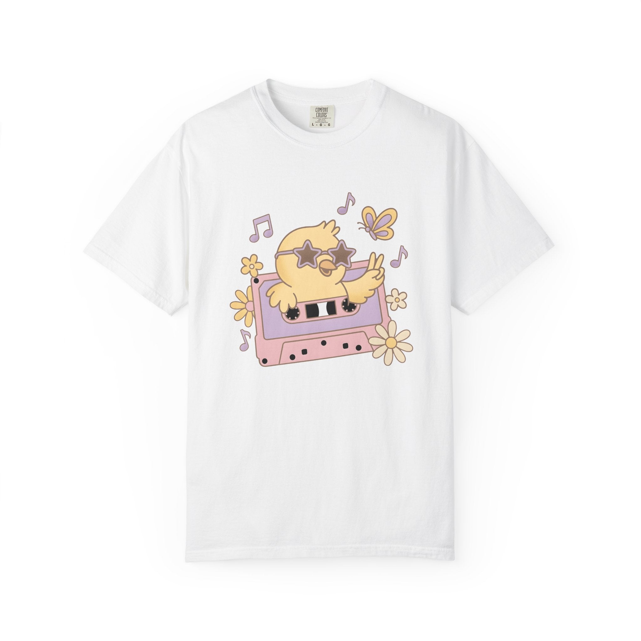 Baby Chick Tape Shirt Easter Nature Gift Women Sweet Tee Chick Tape T-Shirt Easter Fan Hatching Graphic Old School Bloom Tshirt