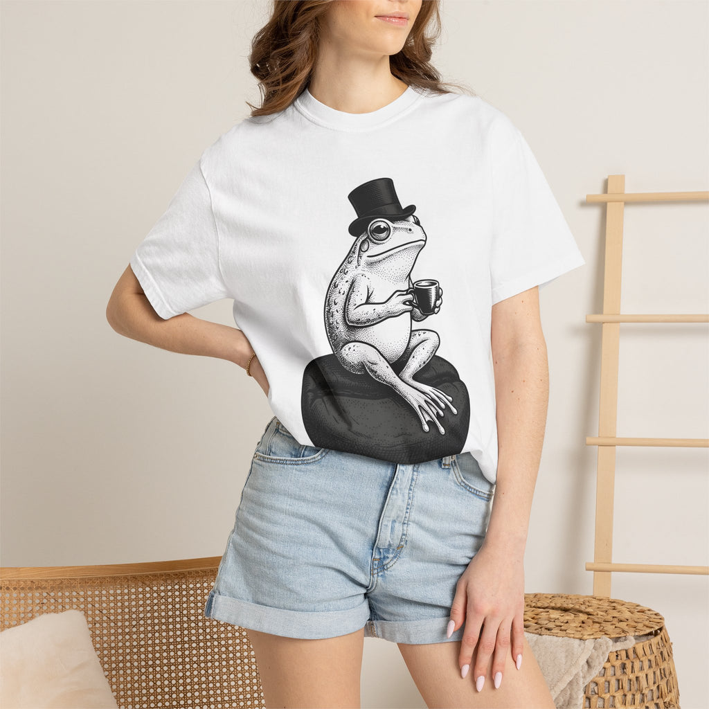 Frog Latte Cup Shirt Coffee Creature Gift Women Antique Tee Mug T-Shirt Coffee Fan Vintage Tshirt Animal Graphic Cartoon Fedora Tshirt