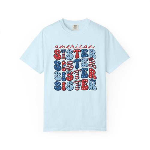 American Stars Stripes Shirt 4th Of July Relatives Gift Women Modern Graphic Tee American Flag T-Shirt Independence Day Fan Patriotic Tshirt