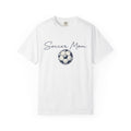 Soccer Ball Shirt Sports Relatives Gift Women Vintage Tee Football T-Shirt Athlete Fan Soccer Tee Retro Tshirt Family Graphic Silhouette Mom