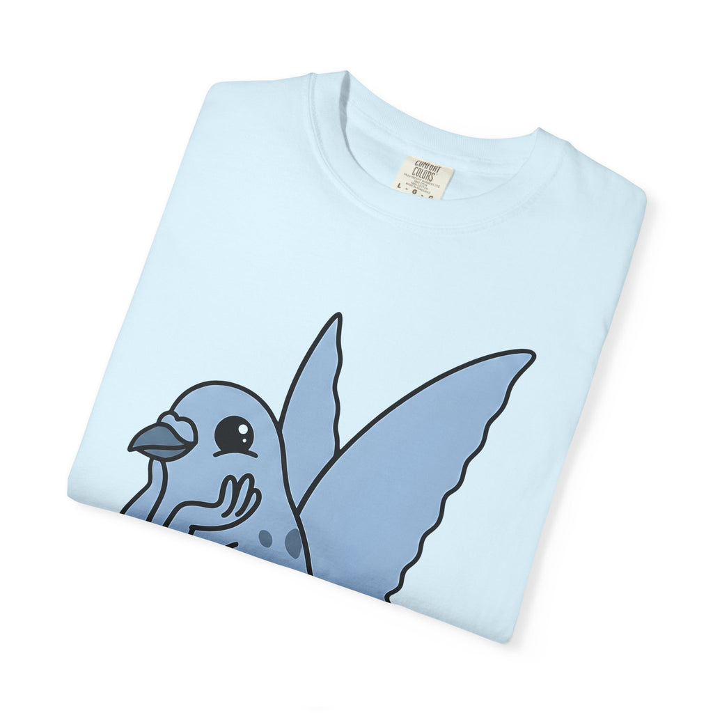 Fairy Bird Shirt Cute Fantasy Gift Women Kawaii Tee Sprite T-Shirt Adorable Fan Cartoon Tshirt Mythical Graphic Minimal Wings Tshirt