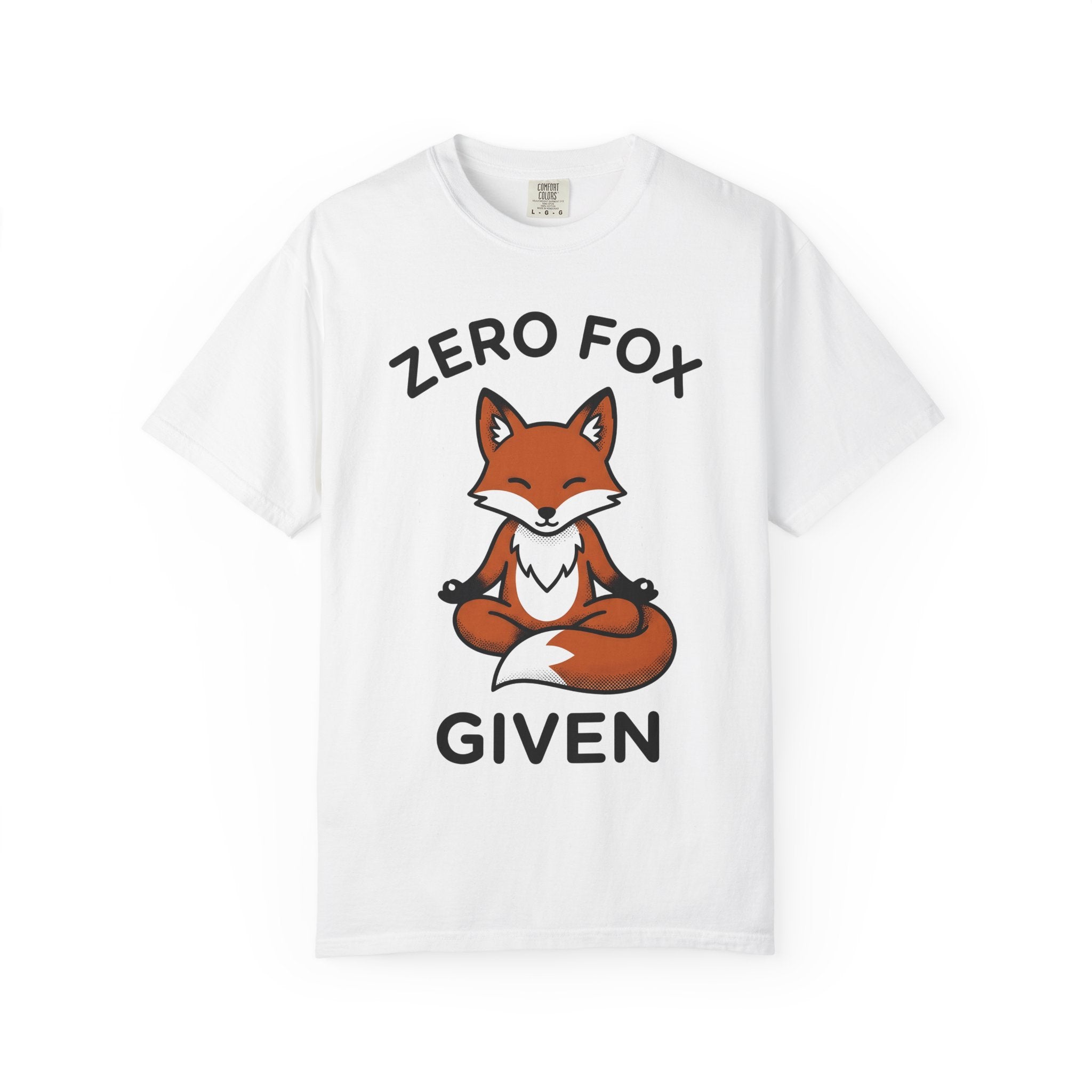 Meditating Fox Shirt Yoga Animal Gift Women Cute Tee Fox T-Shirt Yoga Enthusiast Kawaii Tshirt Wildlife Graphic Cartoon Stars Tshirt