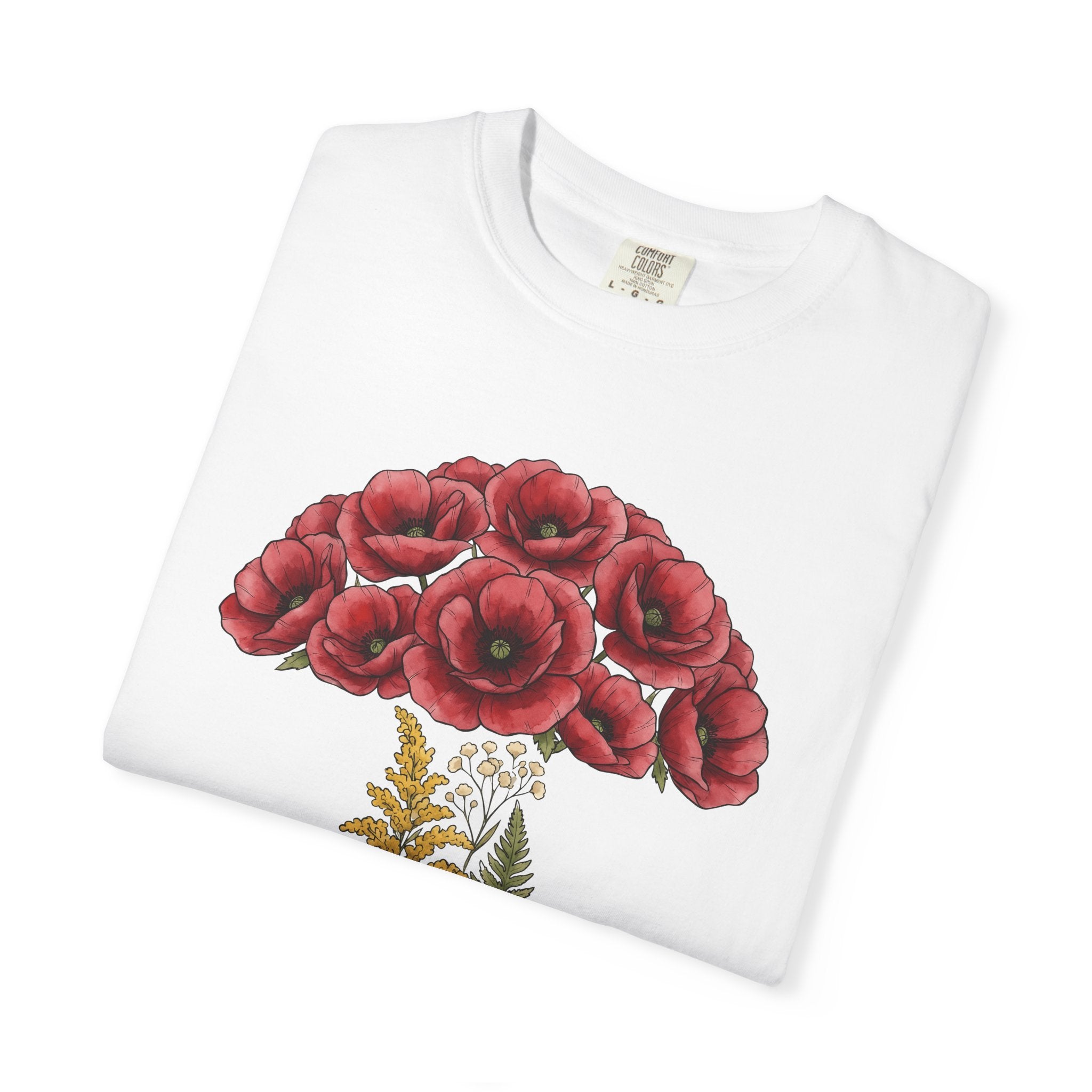 Bloom Mushroom Shirt Cottagecore Plants Gift Women Herbal Tee Fungus T-Shirt Cottagecore Fan Botanical Tshirt Floral Graphic Hand Drawn