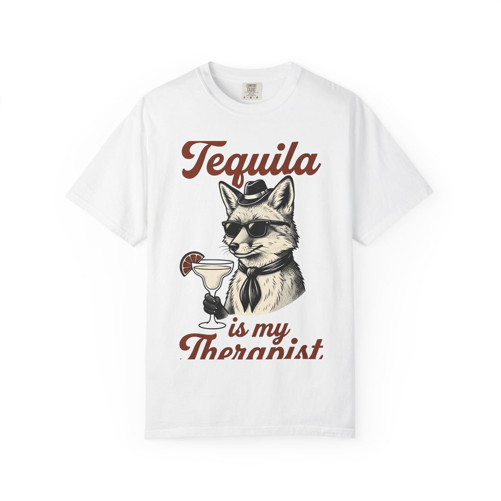 Fox Drink Shirt Tequila Wildlife Gift Women Retro Tee Fox T-Shirt Liquor Fan Vintage Tshirt Animal Graphic Sketch Shades Tshirt