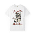 Fox Drink Shirt Tequila Wildlife Gift Women Retro Tee Fox T-Shirt Liquor Fan Vintage Tshirt Animal Graphic Sketch Shades Tshirt