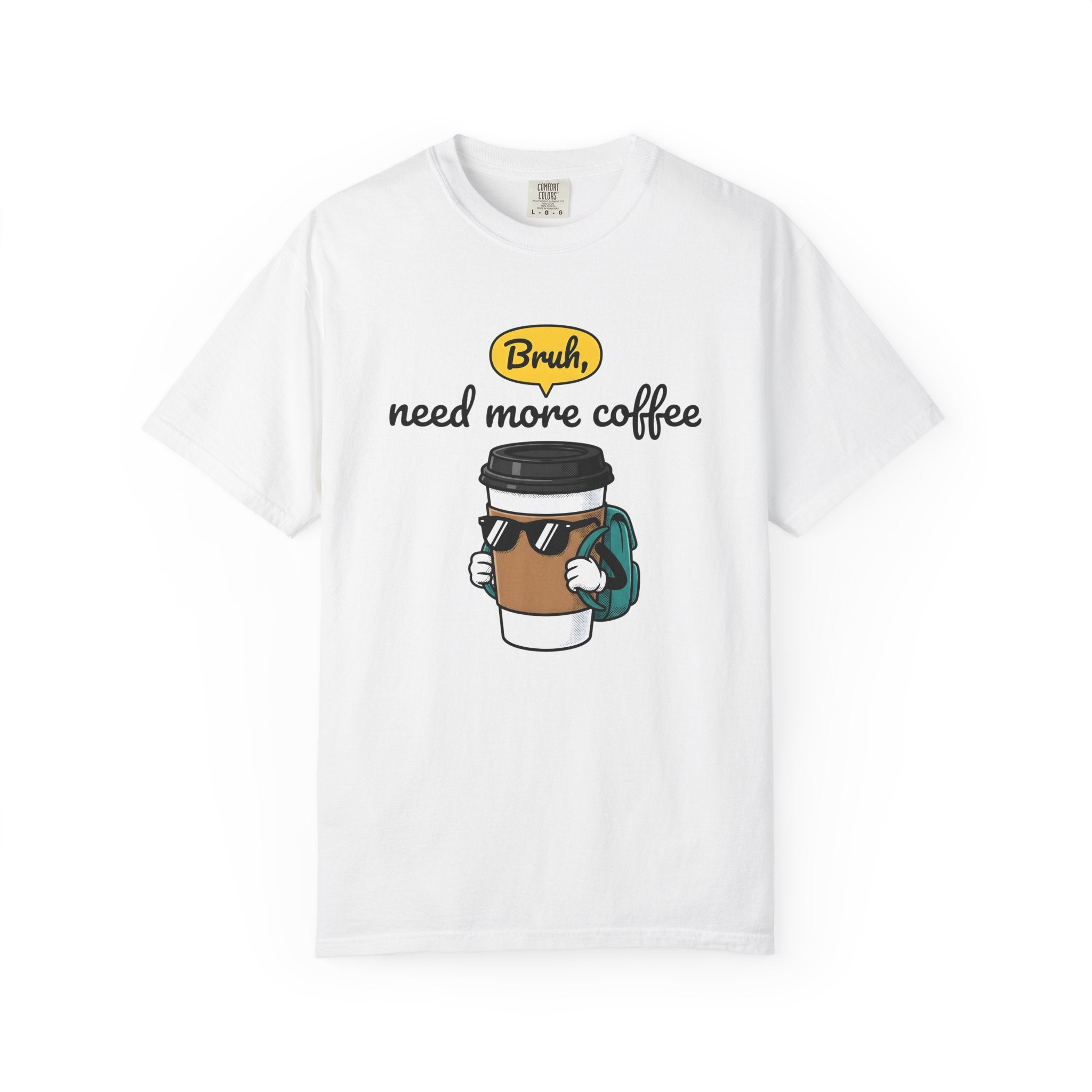 Latte Character Shirt Coffee Comedy Gift Women Animation Tee Coffee T-Shirt Coffee Fan Cartoon Tshirt Humor Graphic Classic Sun Glasses