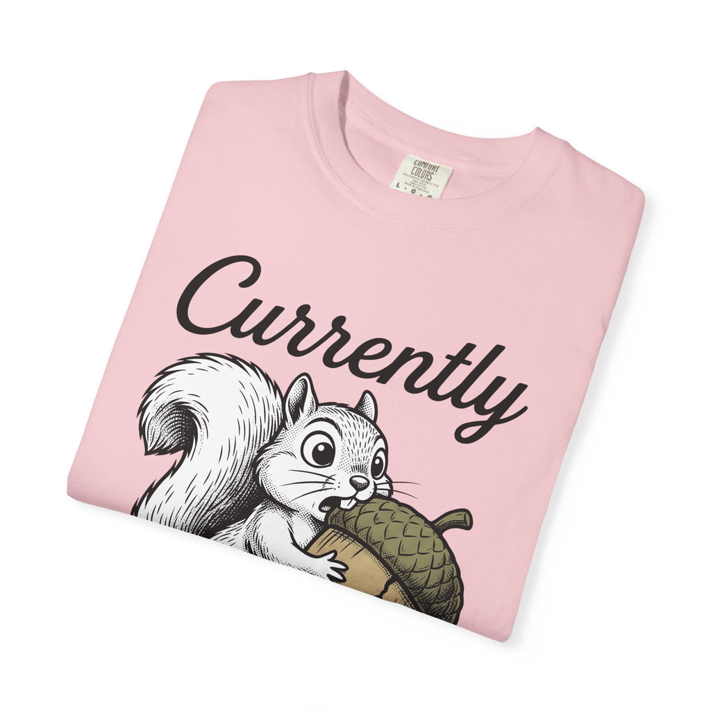 Chipmunk Acorn Shirt Funny Critter Gift Women Doodle Tee Squirrel T-Shirt Humor Fan Cartoon Tshirt Woodland Creature Graphic Tshirt Cartoon