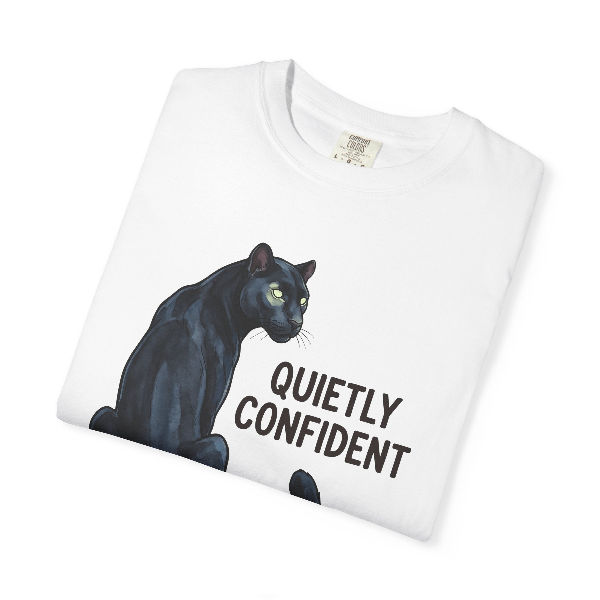 Black Panther Shirt Panther Animal Gift Women Watercolor Tee Panther T-Shirt Big Cat Fan Watercolour Tshirt Wildlife Graphic Sketch Glowing
