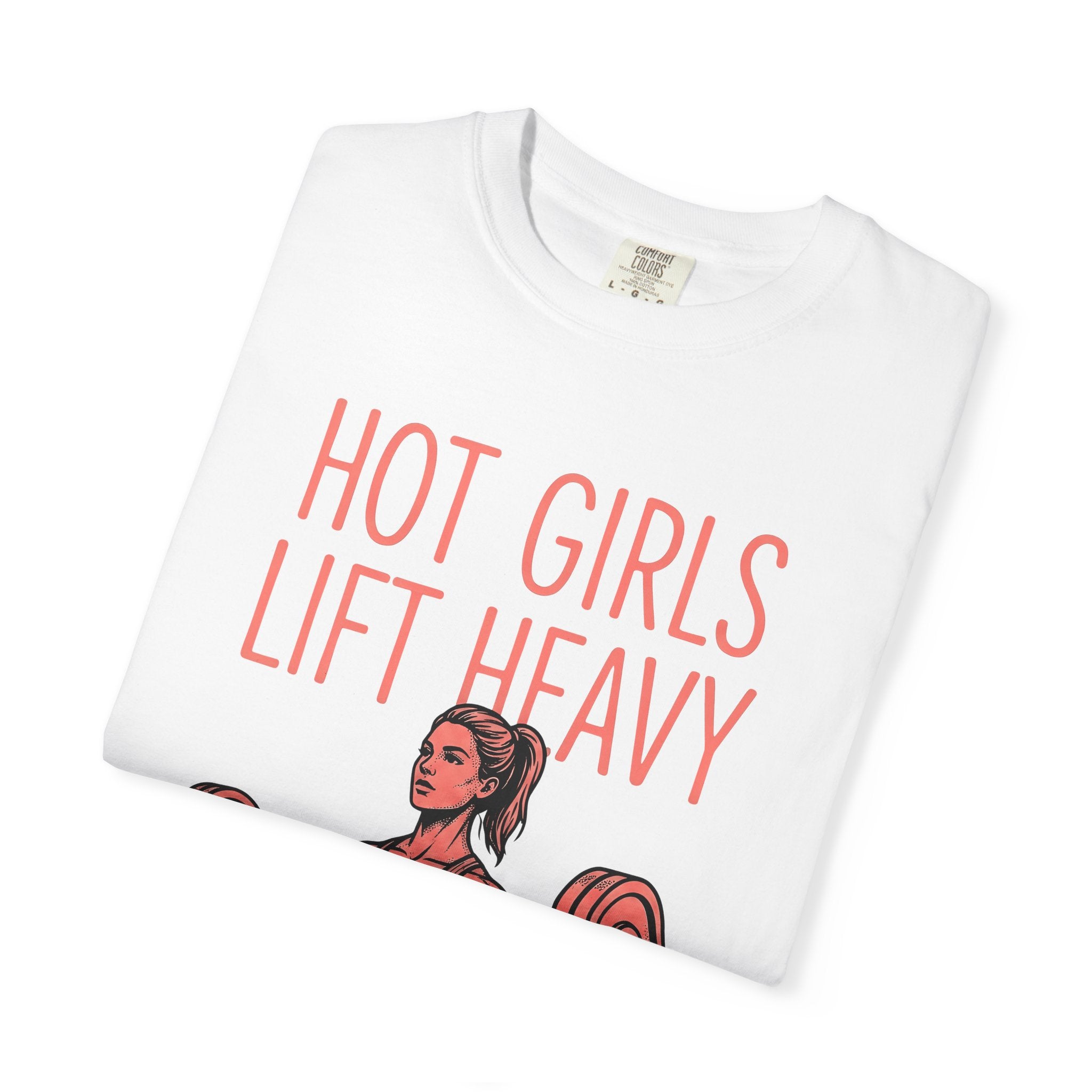 Girl Lifting Weights Shirt Fitness Exercise Gift Women Cartoon Tee Weightlifter T-Shirt Fitness Enthusiast Cartoonish Tshirt Workout Graphic