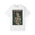Bony Cat Shirt Boho Chic Mysticism Gift Women Eerie Tee Skeleton Cat T-Shirt Bohemian Fan Creepy Tshirt Spiritual Graphic Classic Palm