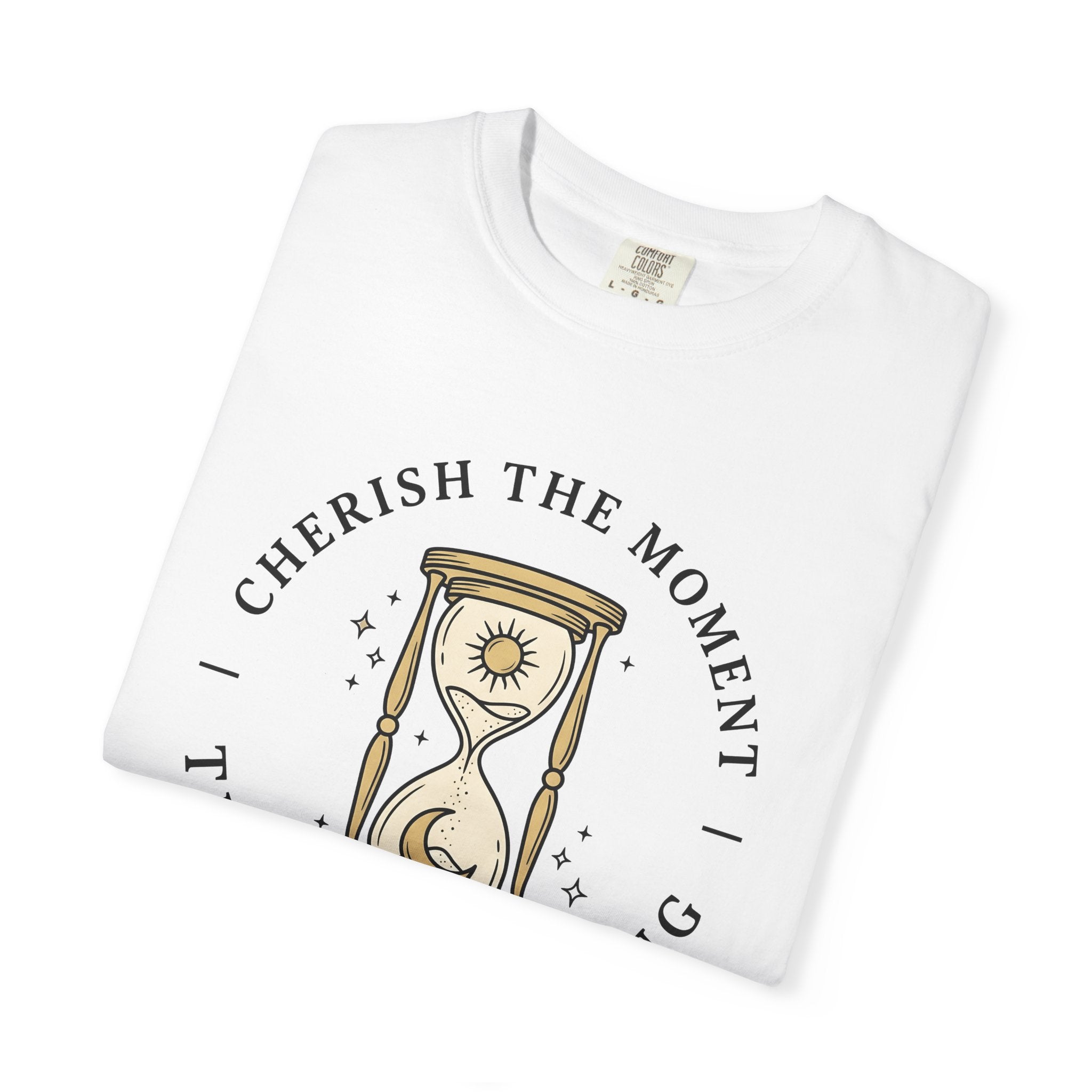 Hourglass Drawing Shirt Boho Chic Mysticism Gift Women Modern Tee Sandtimer T-Shirt Bohemian Fan Contemporary Tshirt Spiritual Graphic