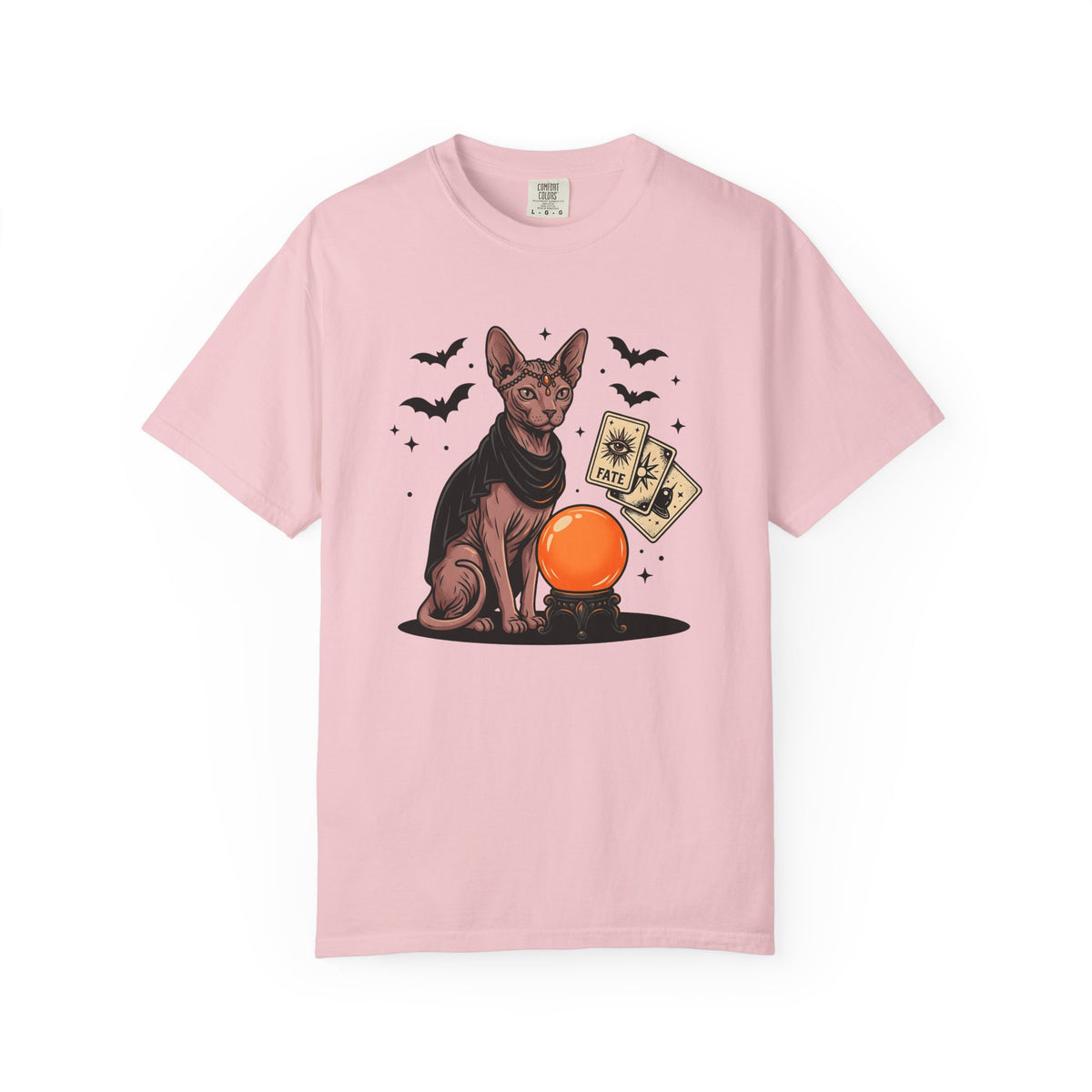 Hairless Cat Shirt Halloween Mysticism Unisex Gift Spooky Tee Sphynx T-Shirt