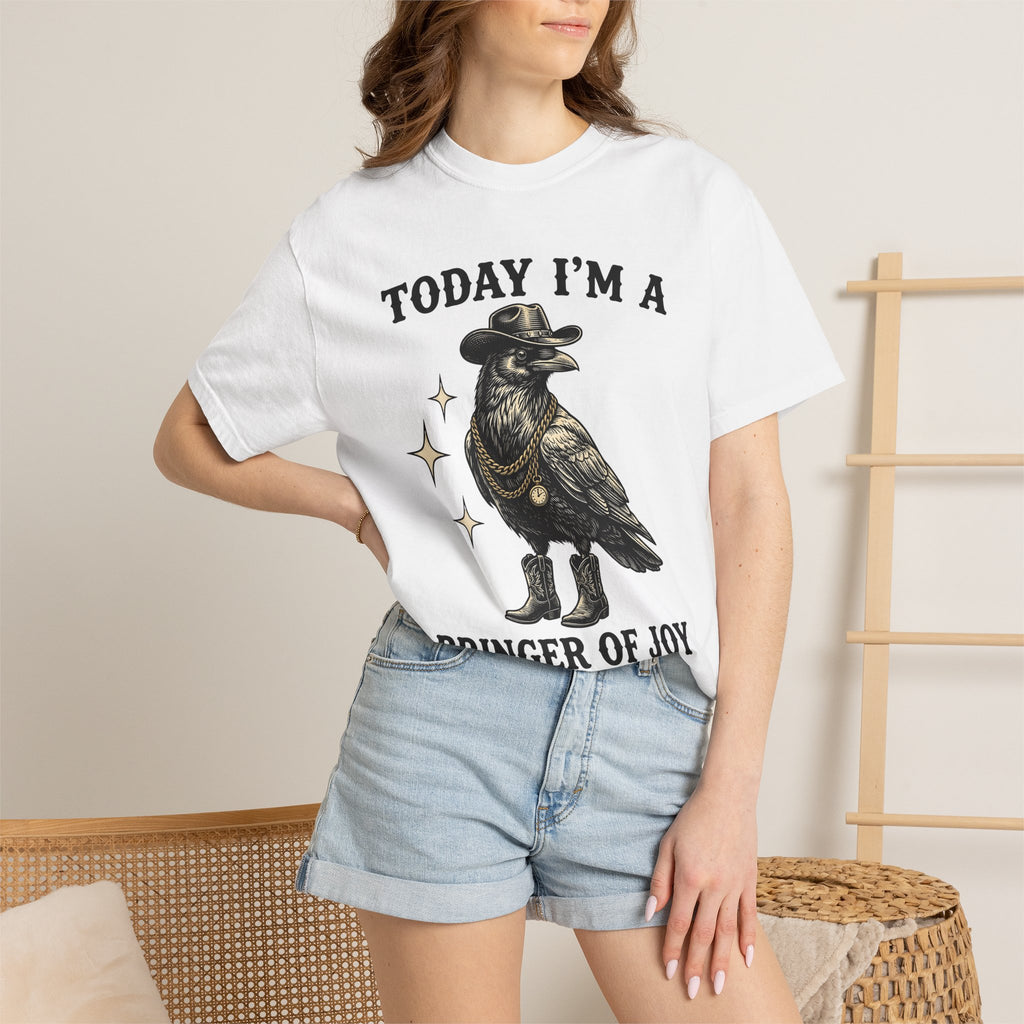 Country Crow Shirt Funny Bird Gift Women Old School Tee Crow T-Shirt Humor Fan Retro Tshirt Bird Graphic Cartoon Jewelry Chain Tshirt