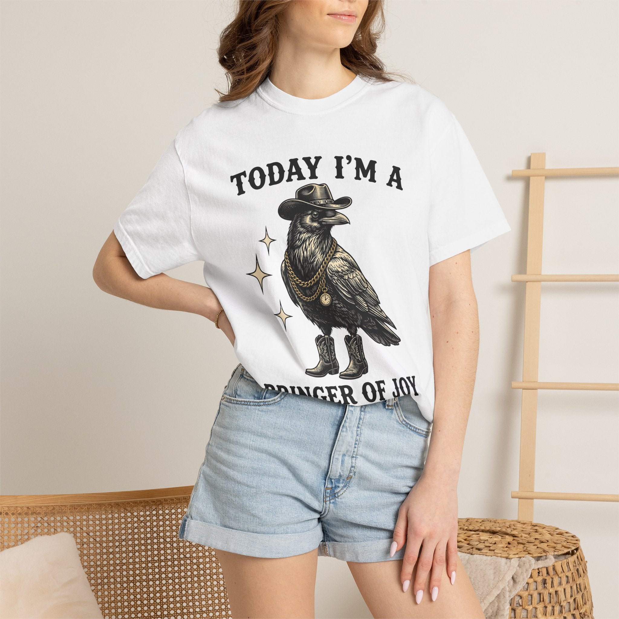 Country Crow Shirt Funny Bird Gift Women Old School Tee Crow T-Shirt Humor Fan Retro Tshirt Bird Graphic Cartoon Jewelry Chain Tshirt