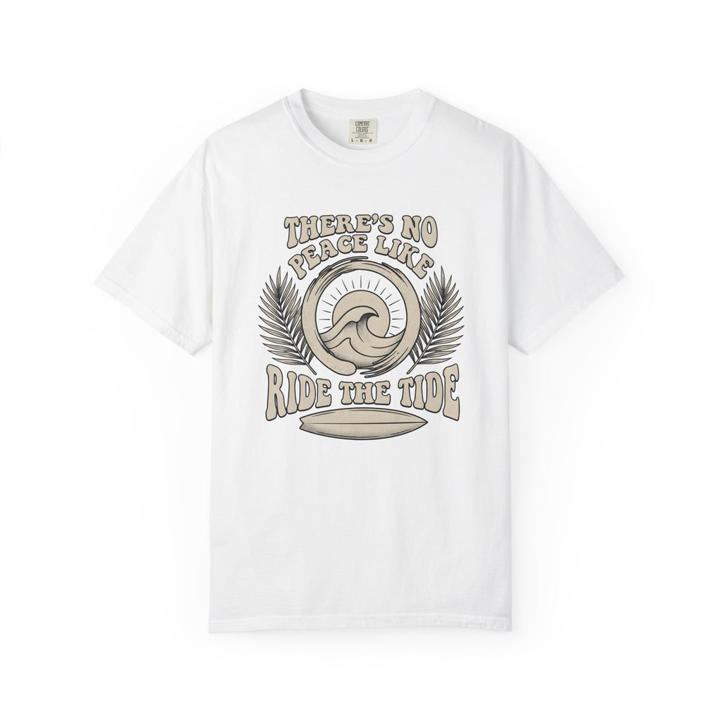 Sea Sunlight Shirt Surfing Seaside Gift Women Shabby Chic Tee Ocean T-Shirt Surfer Fan Coastal Graphic Tshirt Sketch Longboard Tshirt