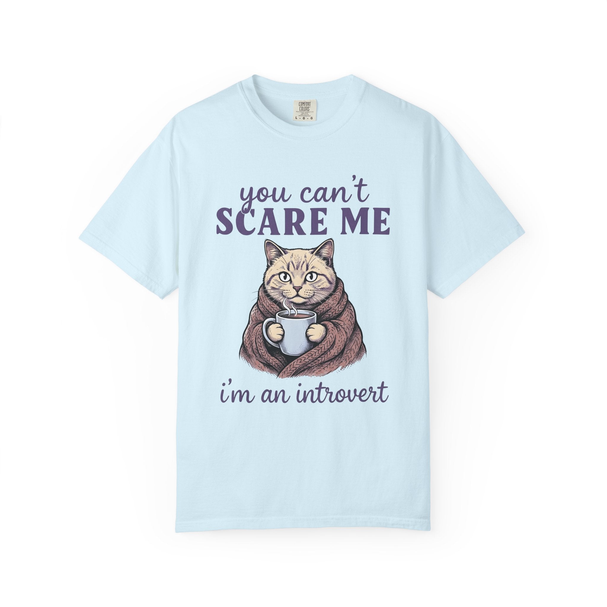 Cat Coffee Mug Shirt Cat Introvert Gift Women Cozy Tee Coffee Cup T-Shirt Feline Fan Cat Mug Tshirt Recluse Graphic Hand Drawn Blanket