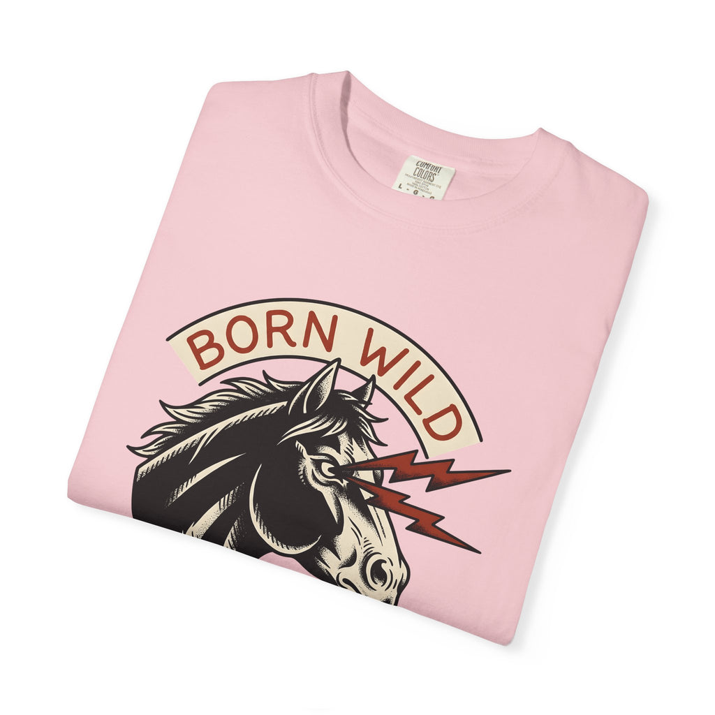 Horse Head Shirt Cowgirl Western Gift Women Vintage Tee Equine T-Shirt Rodeo Fan Cowboy Tshirt Western Graphic Retro Lightning Bolts Tshirt