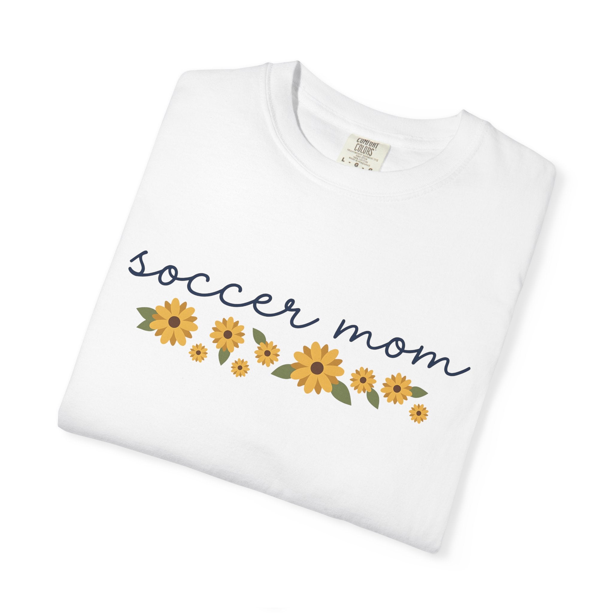 Sunflower Design Shirt Soccer Mom Fitness Gift Women Rustic Tee Sunflower T-Shirt Mom Fan Country Tshirt Athlete Graphic Clean Bloom Tshirt