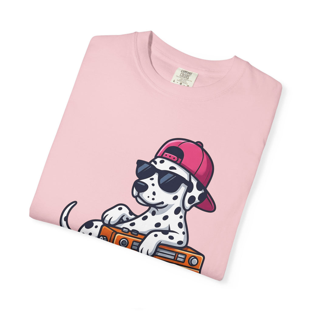 Dalmatian Pet Shirt Dog Sounds Gift Women Sketch Tee Dog T-Shirt Dog Fan Drawing Tshirt Classic Radio Tshirt