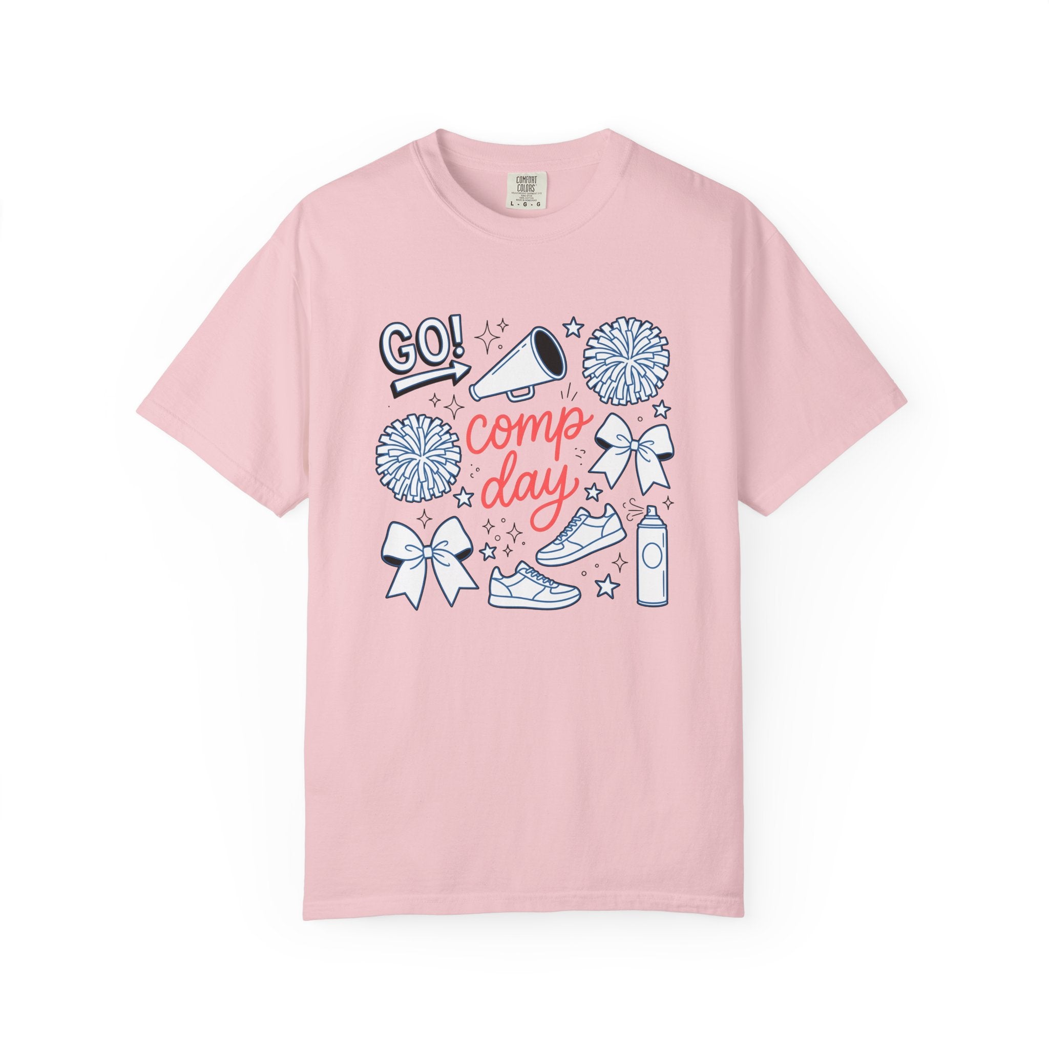 Cheer Squad Icons Shirt Moms Games Gift Women Hand Drawn Tee Cheerleaders T-Shirt Mom Fan Cheerleader Graphic Sports Graphic Classic