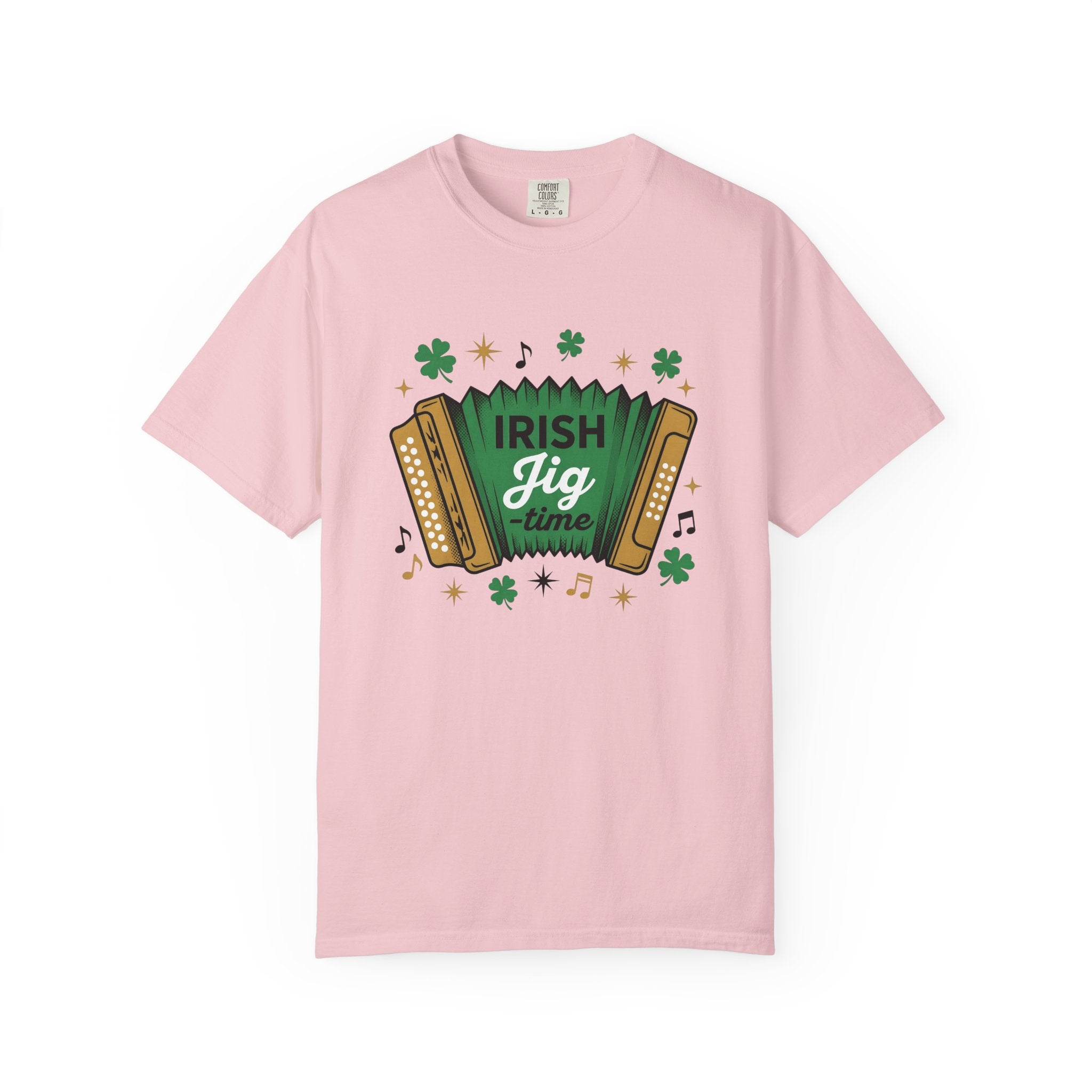Accordion Art Shirt St Patrick's Day Sounds Gift Women Antique Tee Squeezebox T-Shirt Irish Fan Vintage Tshirt Audio Graphic Nostalgic Four