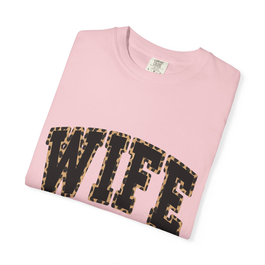 Cheetah Print Font Shirt Moms Keepsakes Gift Women Thick Tee Leopard Print T-Shirt Motherhood Fan Bold Tshirt Memory Graphic Classic Spotted