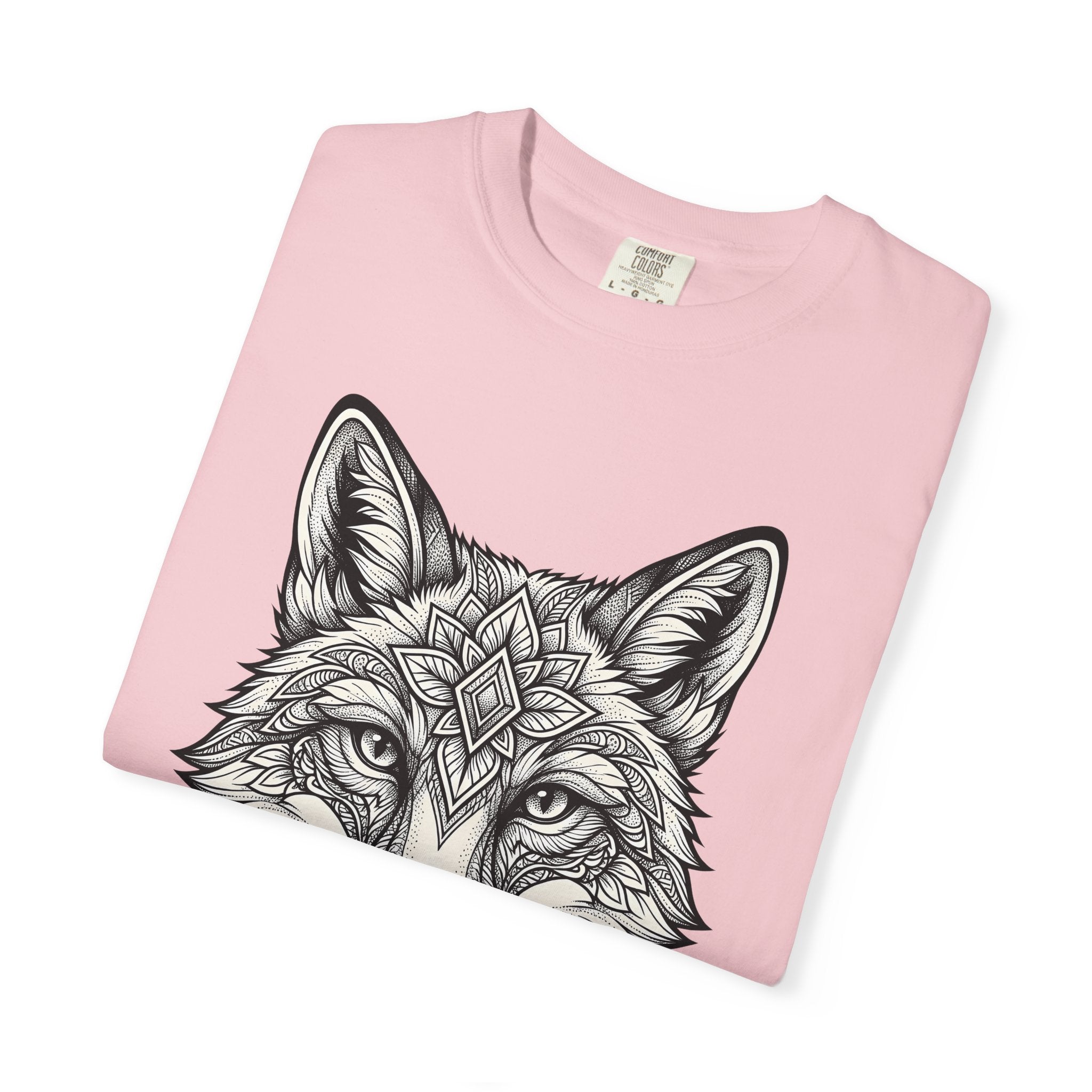 Wolf Portrait Shirt Animals Metaphysical Gift Women Folk Tee Canine T-Shirt Wildlife Fan Primitive Tshirt Spiritual Graphic Engraving
