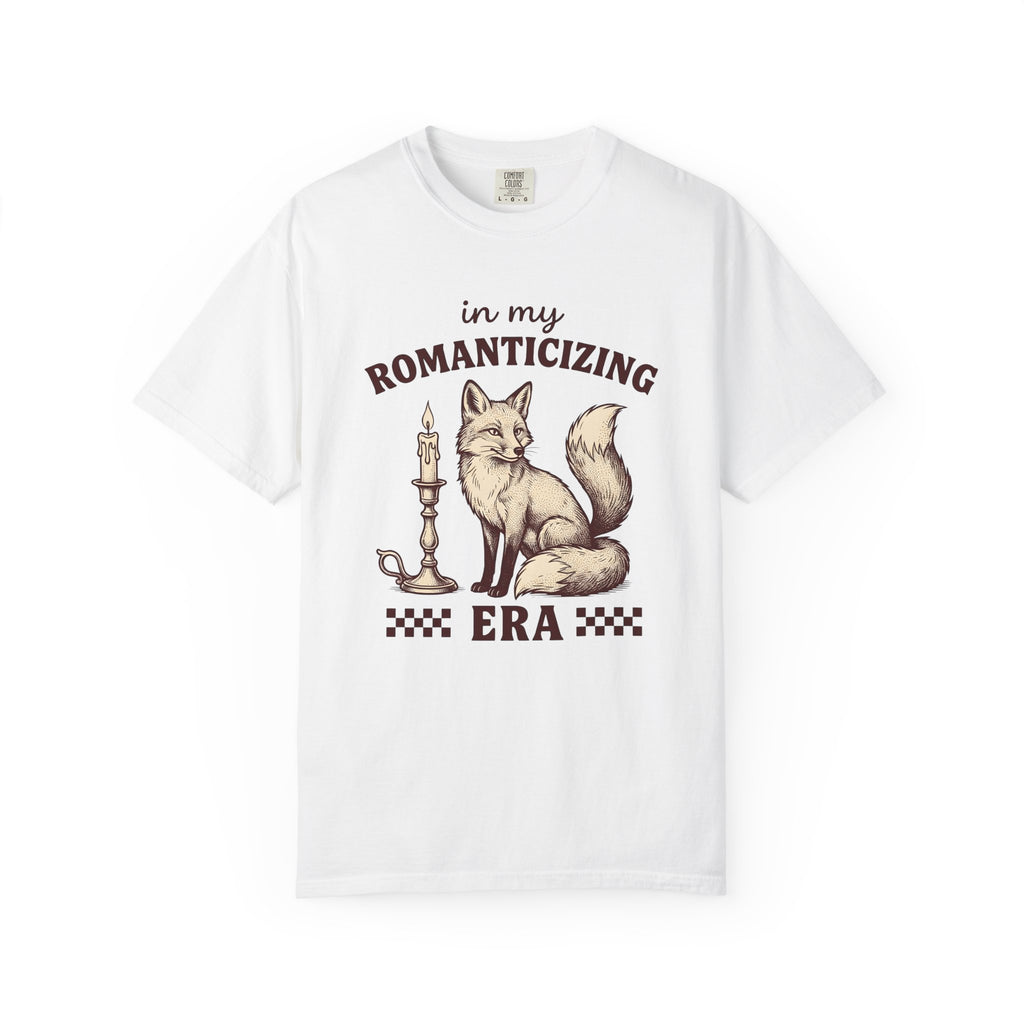 Fox Candle Shirt St. Valentine's Day Wildlife Gift Women Retro Tee Candle Holder T-Shirt Valentine Fan Vintage Tshirt Animal Graphic Sketch