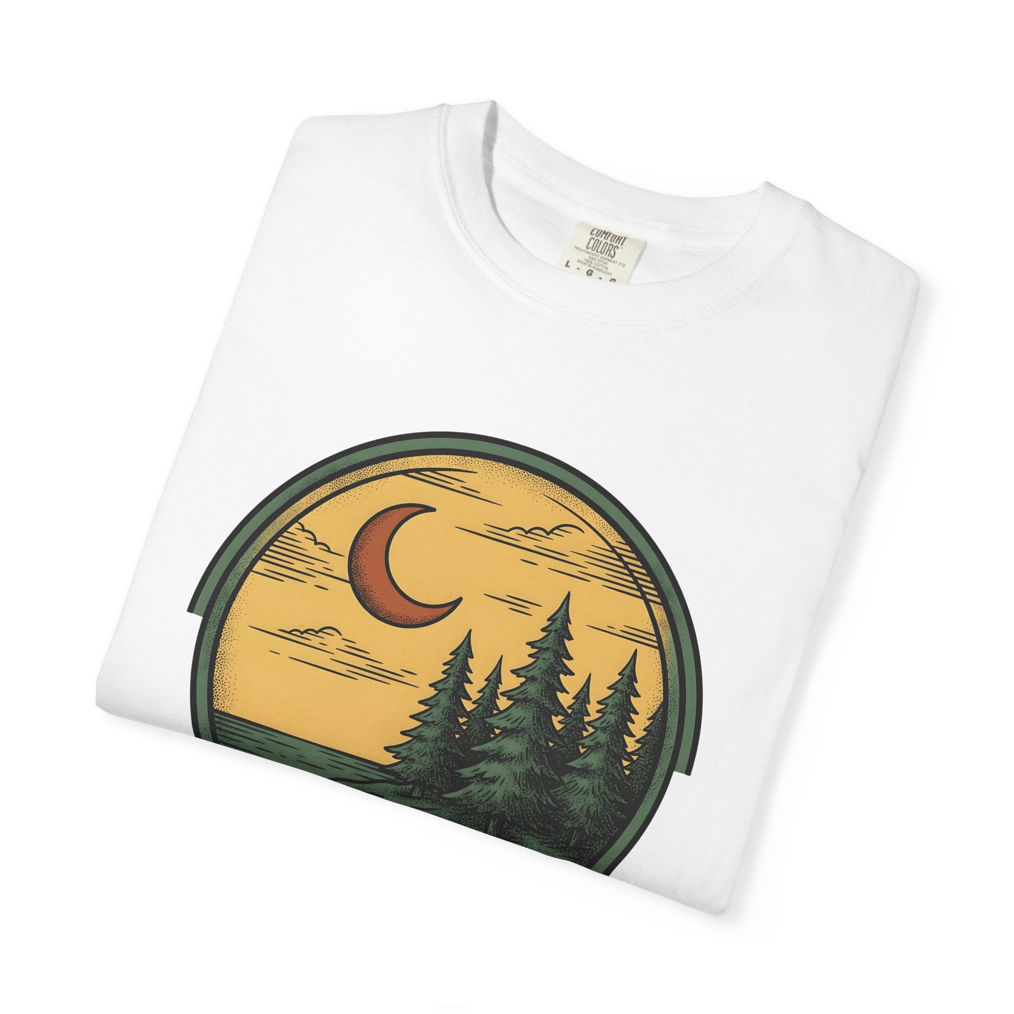 Pine Forest Shirt Nature Outdoors Gift Women Vintage Tee Evergreen T-Shirt Environmental Enthusiast Retro Tshirt Adventure Graphic Hand