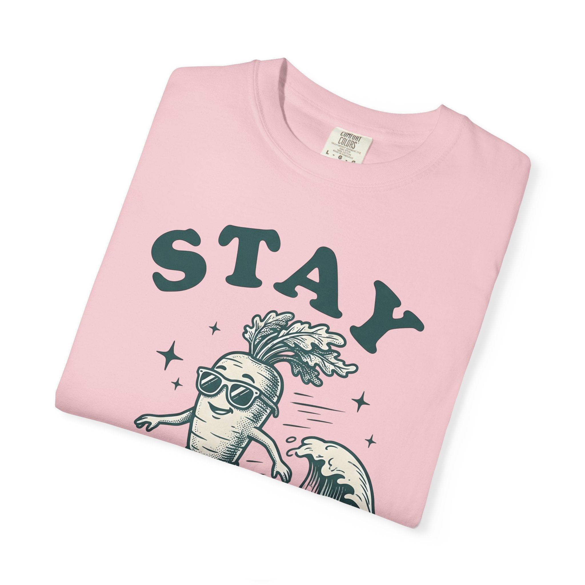 Carrot Surfing Shirt Easter Garden Gift Women Throwback Tee Surfing T-Shirt Easter Fan Retro Tshirt Yard Graphic Outline Sunglasses Tshirt