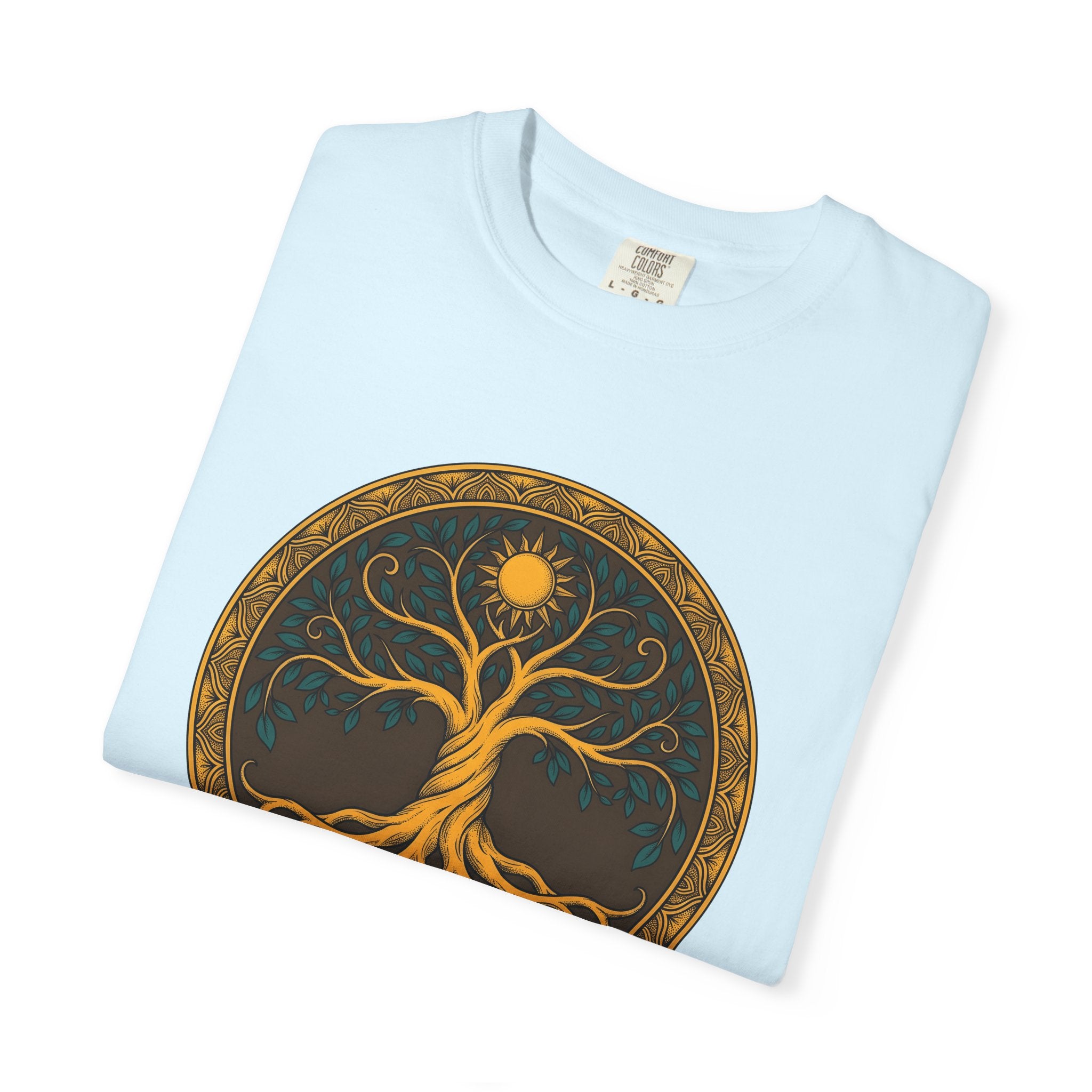 Life Tree Shirt Boho Chic Metaphysical Gift Women Henna Tee Tree Of Life T-Shirt Bohemian Enthusiast Mehndi Tshirt Spiritual Graphic Retro